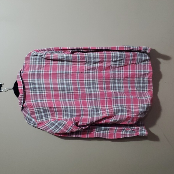 Ralph Lauren Denium & Supply Pink and Gray Plaid Shirt Size XL - Picture 4 of 5